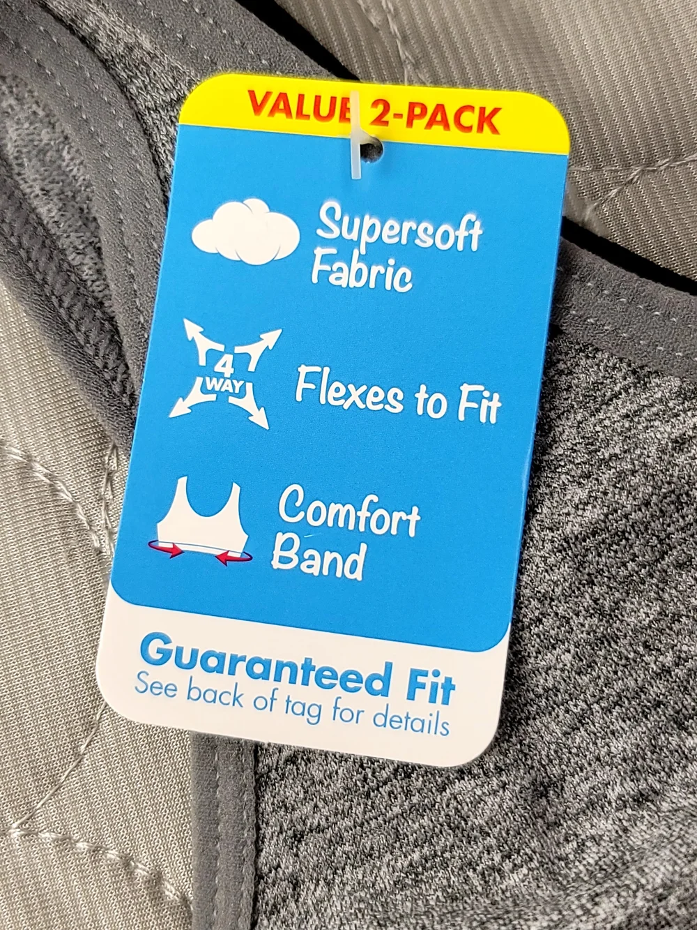 NWT Hanes Girls Cozy Seamless Wirefree Bra 2-Pack - Size Medium